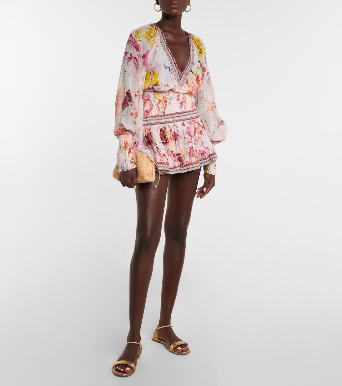 Minirock aus Seide | Camilla