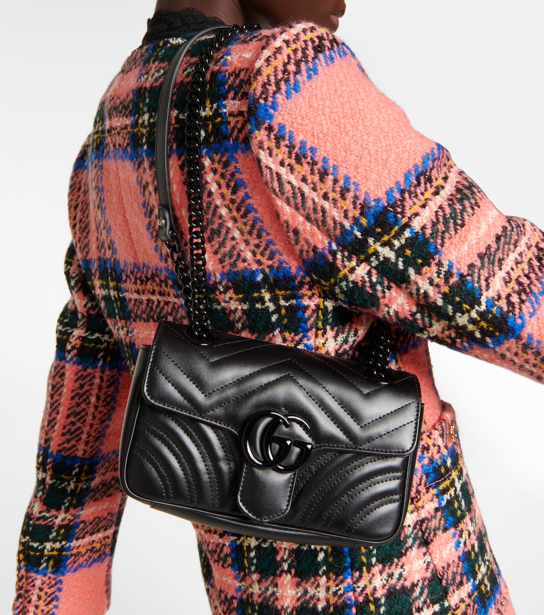 Schultertasche GG Marmont Mini aus Leder | Gucci