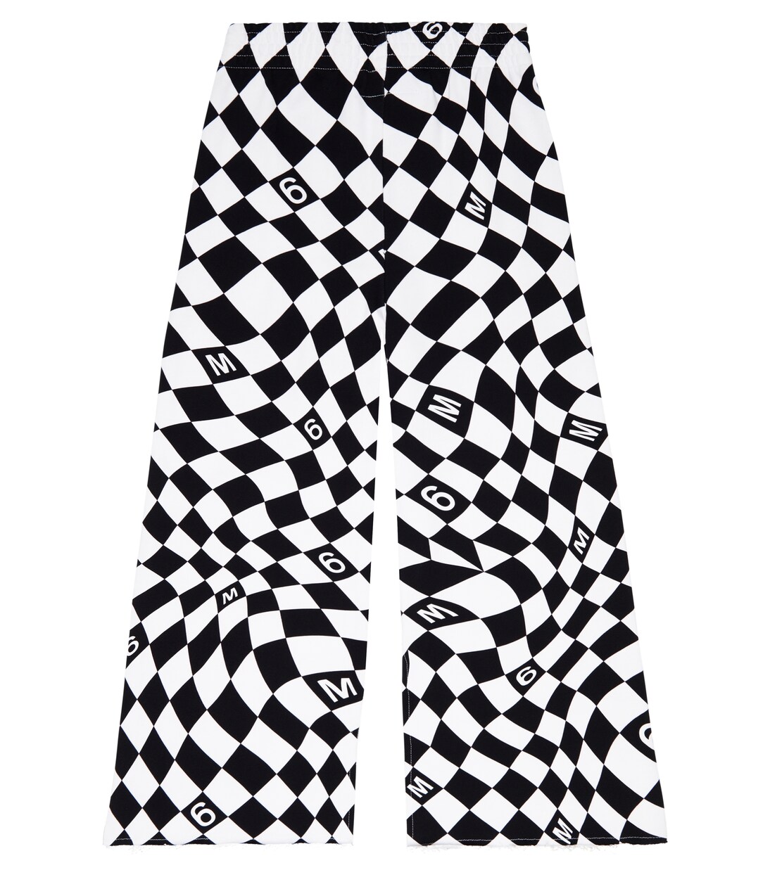 Printed flared cotton sweatpants | MM6 Maison Margiela Kids