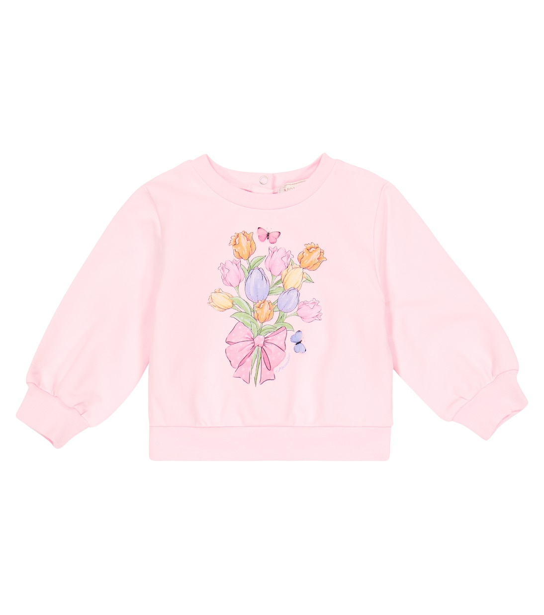 Baby cotton-blend sweatshirt | Monnalisa