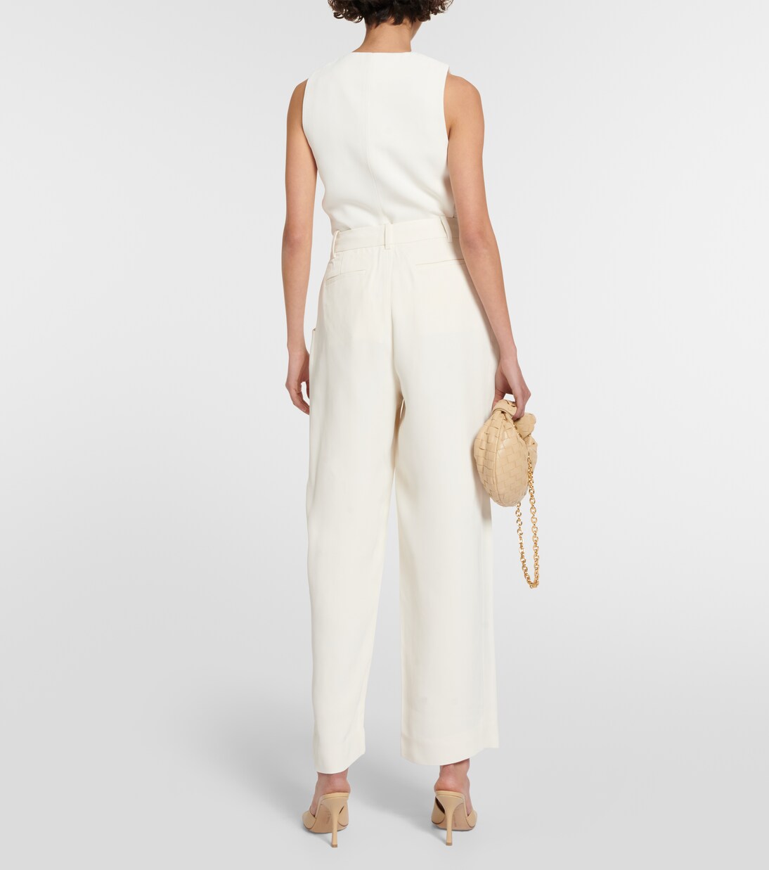 High-rise pleated pants | CO