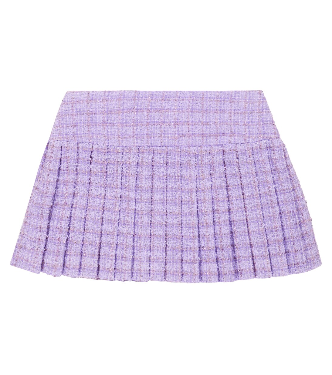 Medusa pleated tweed skirt | Versace Kids