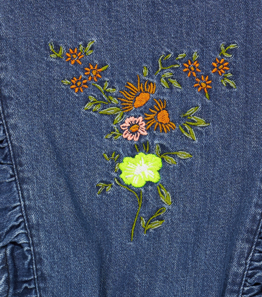 Allegria embroidered denim dress | The New Society