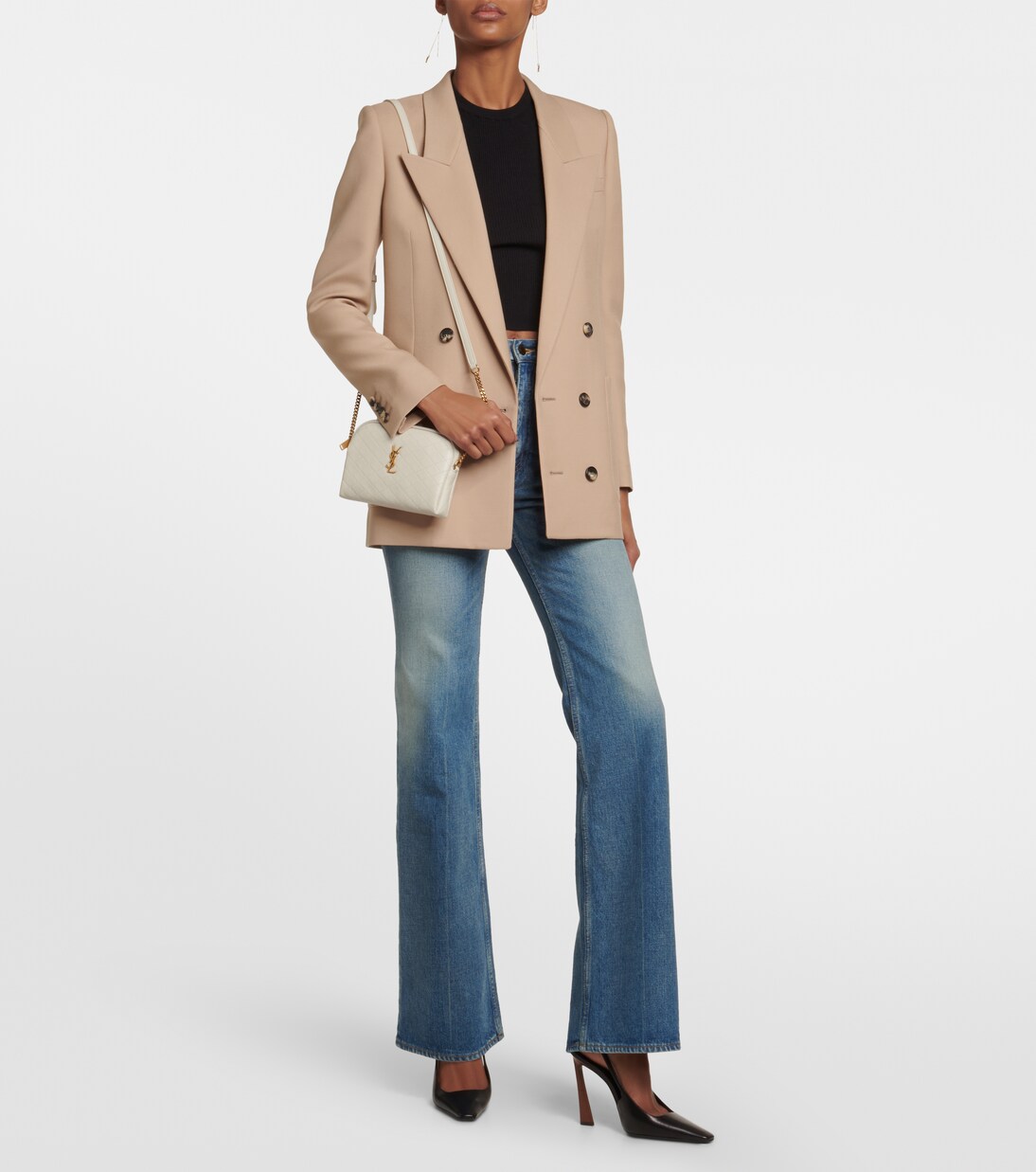 Schultertasche Gaby Small aus Leder | Saint Laurent