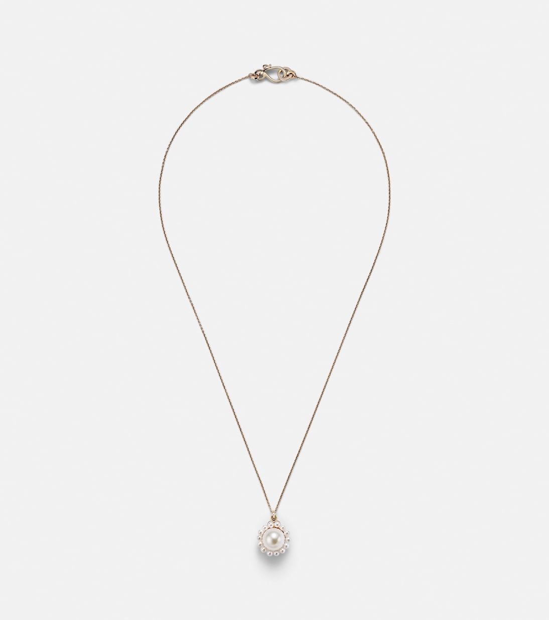 Jeanne Simple 14kt gold necklace with freshwater pearls | Sophie Bille Brahe