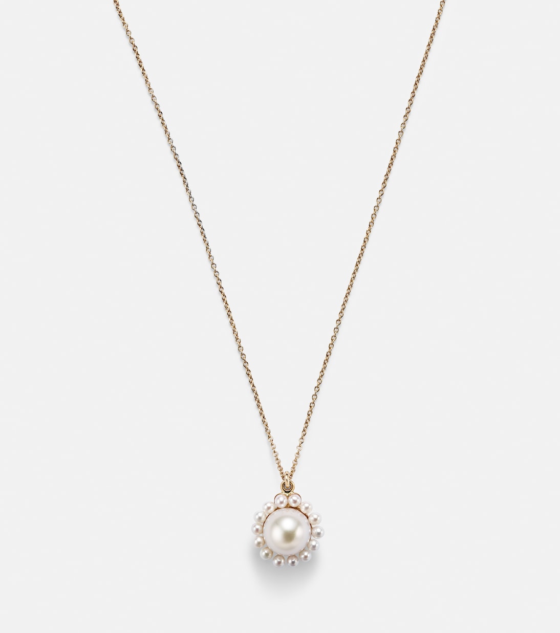 Jeanne Simple 14kt gold necklace with freshwater pearls | Sophie Bille Brahe