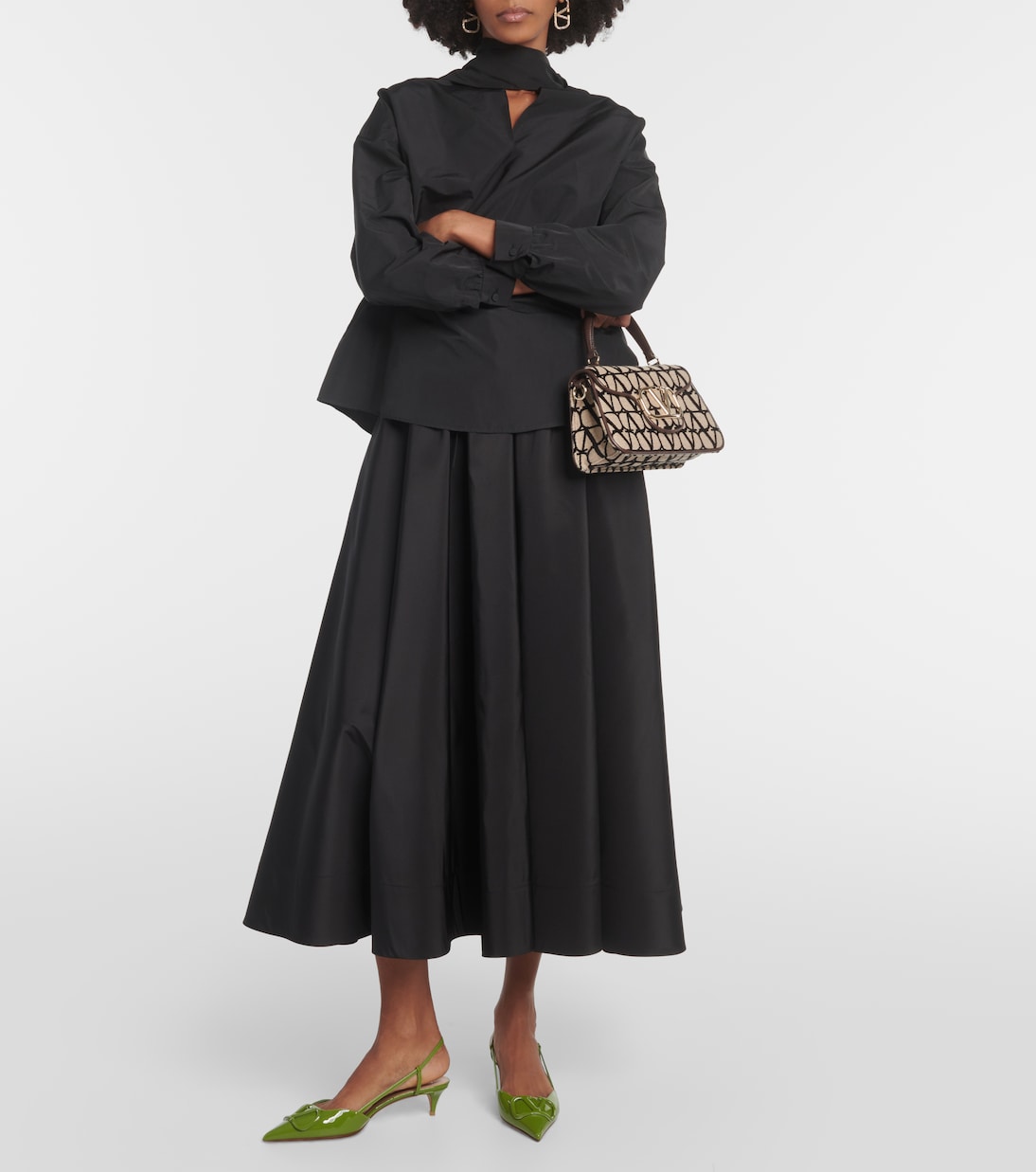 Escarpins VLogo en cuir verni | Valentino Garavani