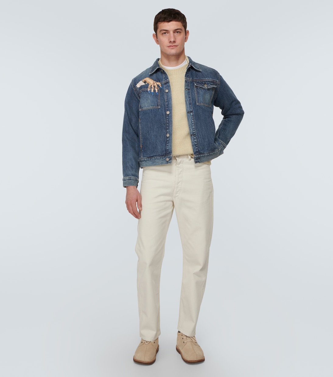 Giacca di jeans con perline | Undercover