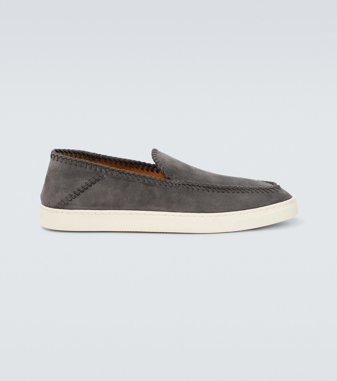 Galleria 3 suede slip-on shoes | Giorgio Armani