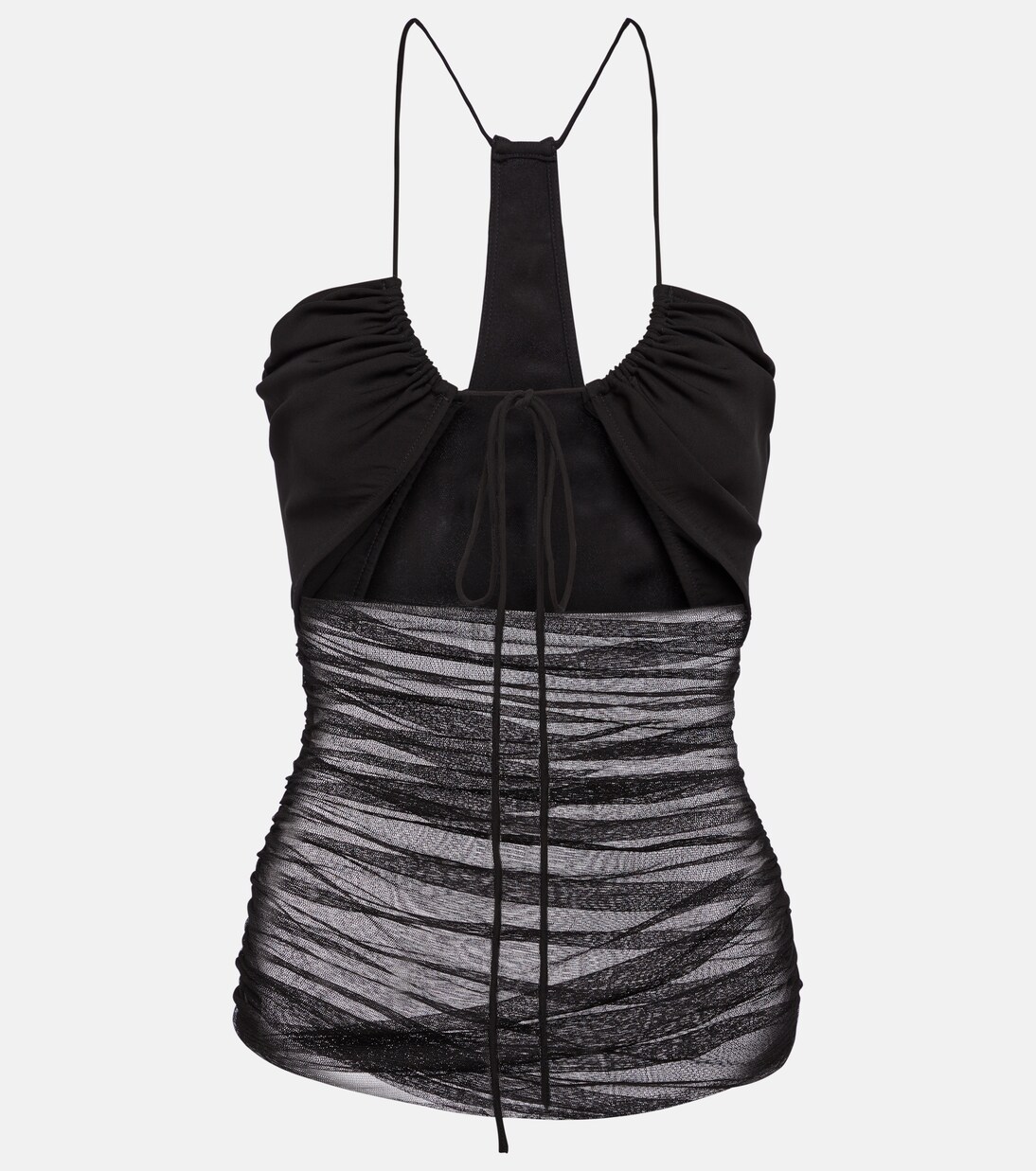 Top aus Seiden-Tüll | Christopher Esber