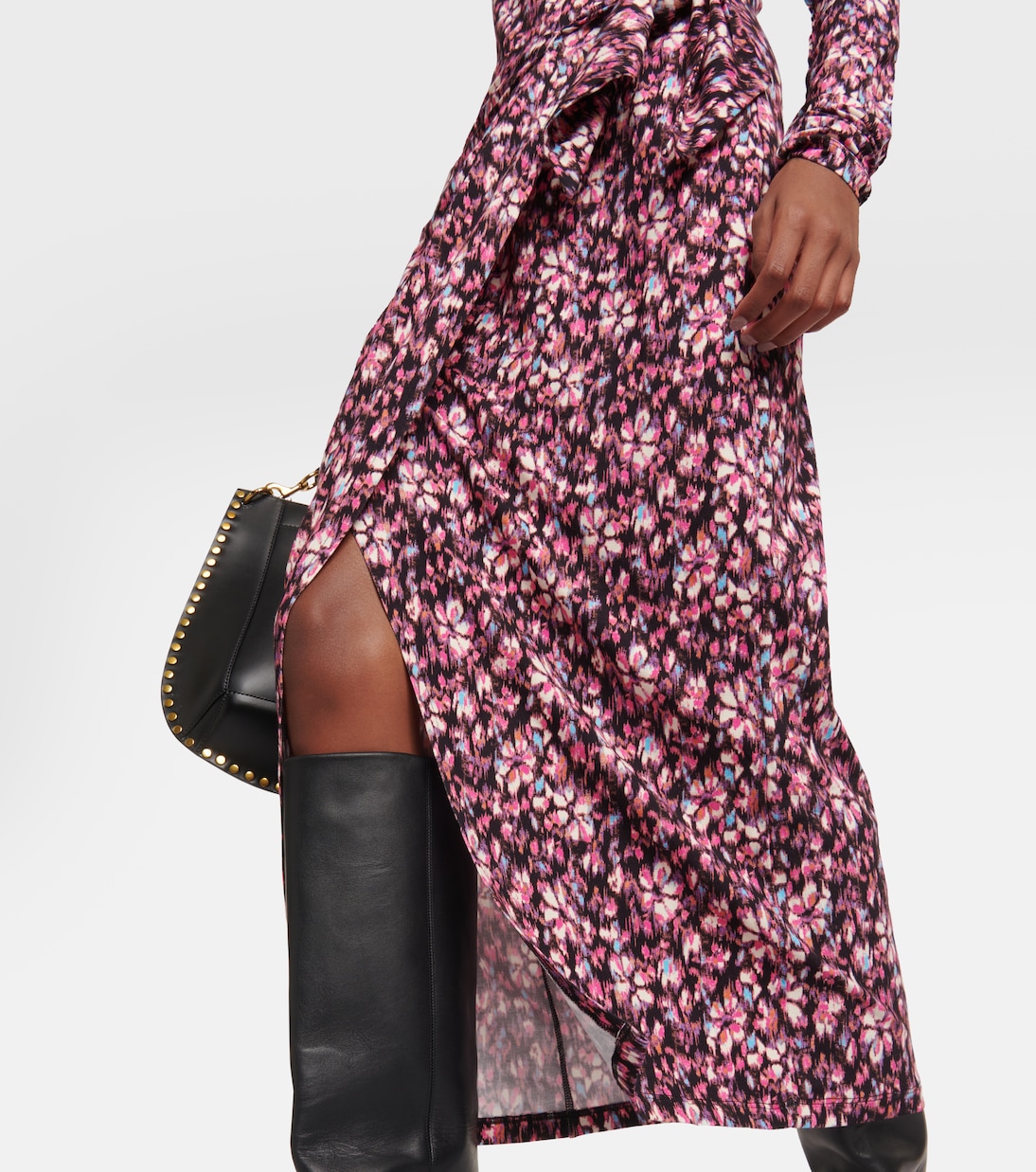 Bedrucktes Midikleid Lissy aus Jersey | Marant Etoile