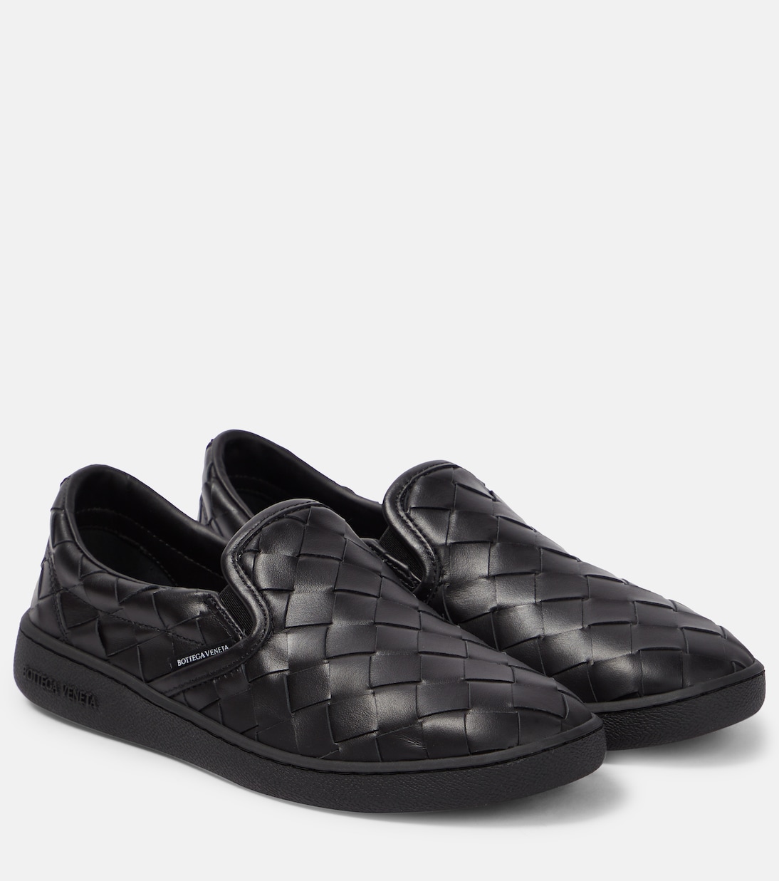 Sawyer leather slip-on sneakers | Bottega Veneta