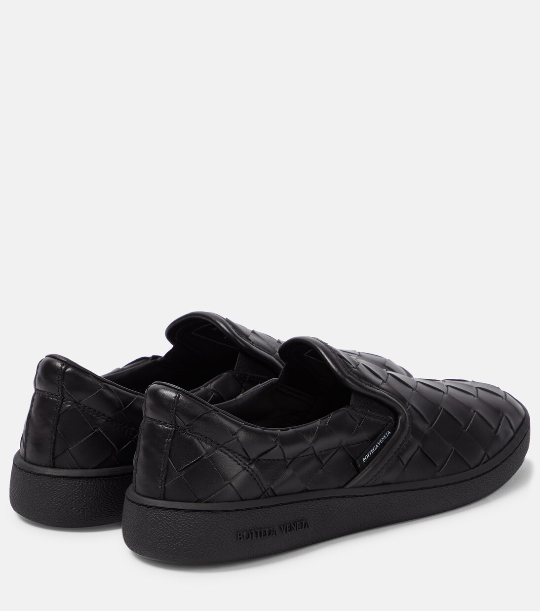 Sawyer leather slip-on sneakers | Bottega Veneta