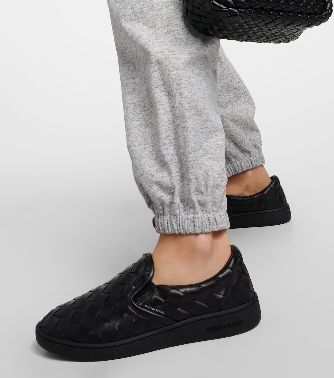 Sawyer leather slip-on sneakers | Bottega Veneta