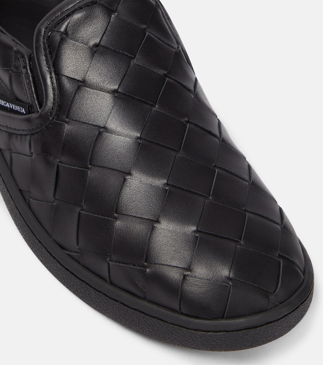 Sawyer leather slip-on sneakers | Bottega Veneta