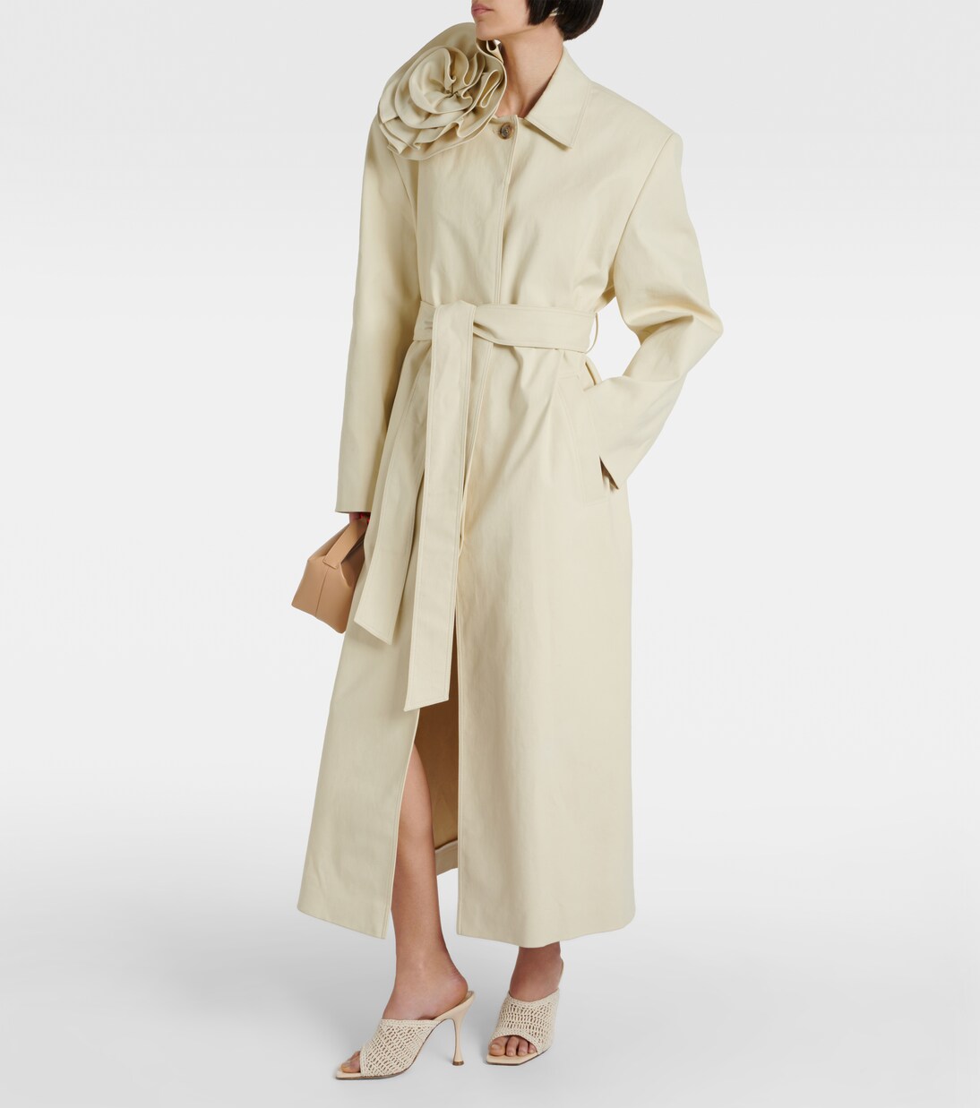 Verzierter Trenchcoat aus Baumwoll-Gabardine | Magda Butrym