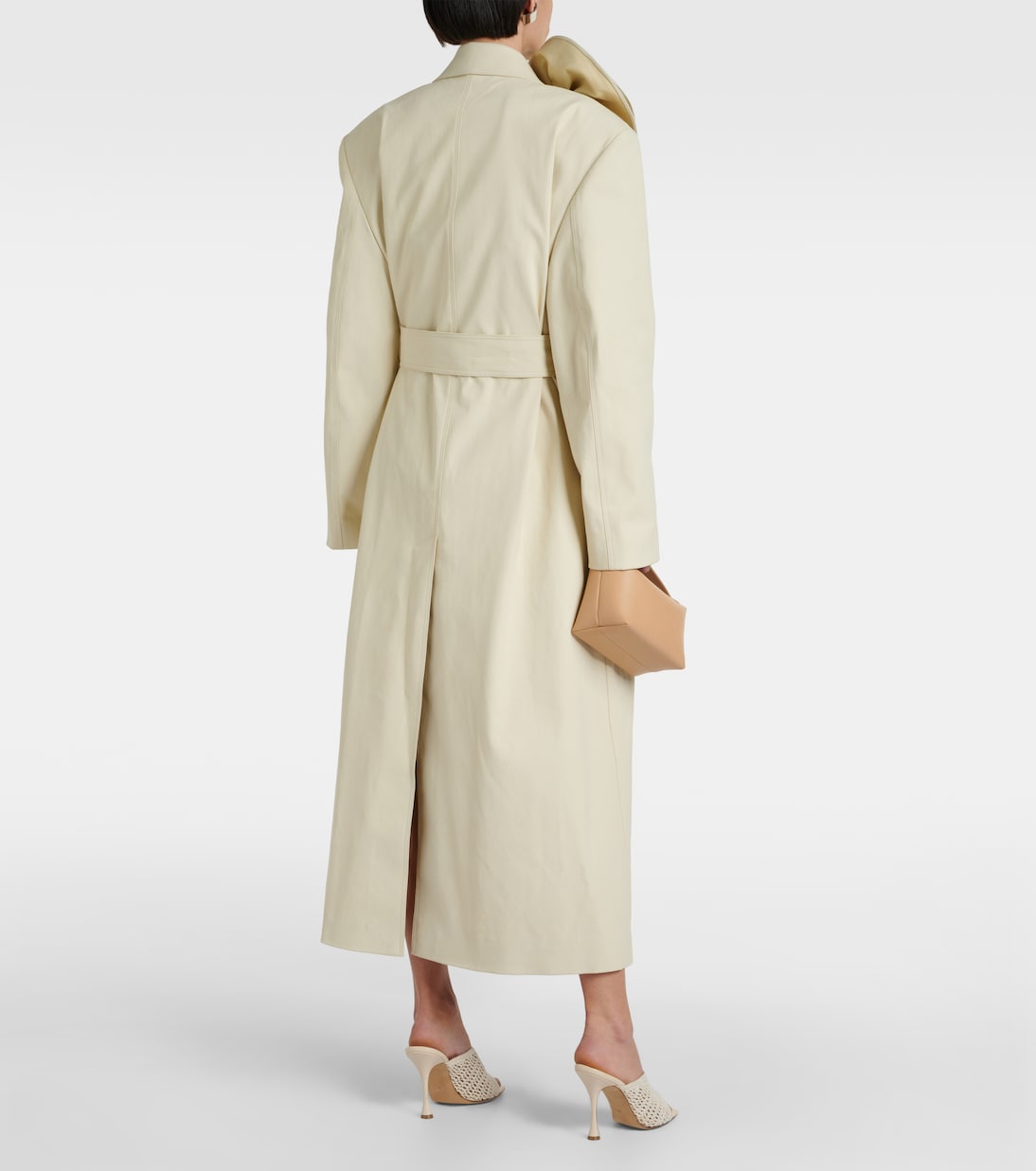 Verzierter Trenchcoat aus Baumwoll-Gabardine | Magda Butrym
