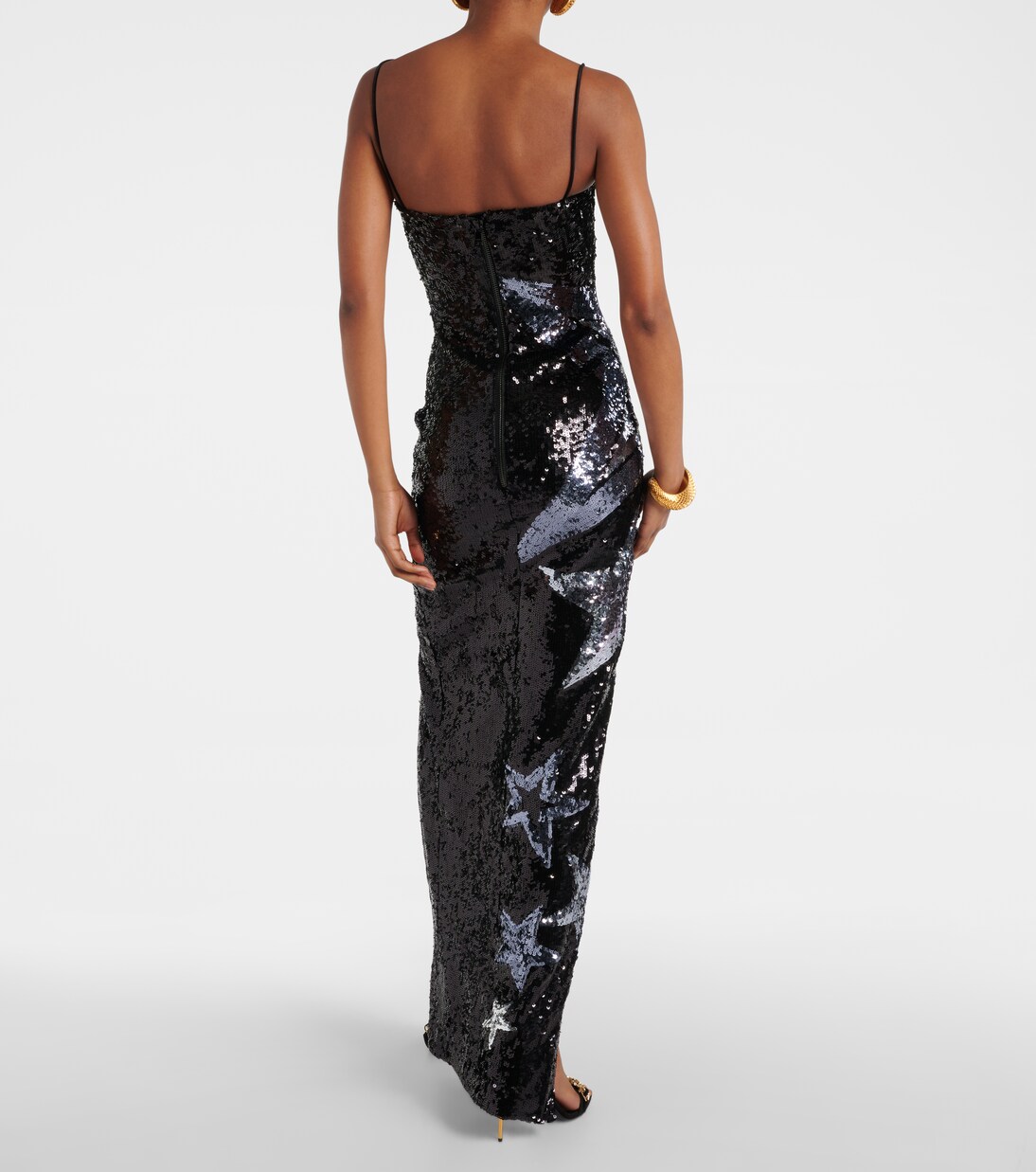Robe longue à sequins | Balmain
