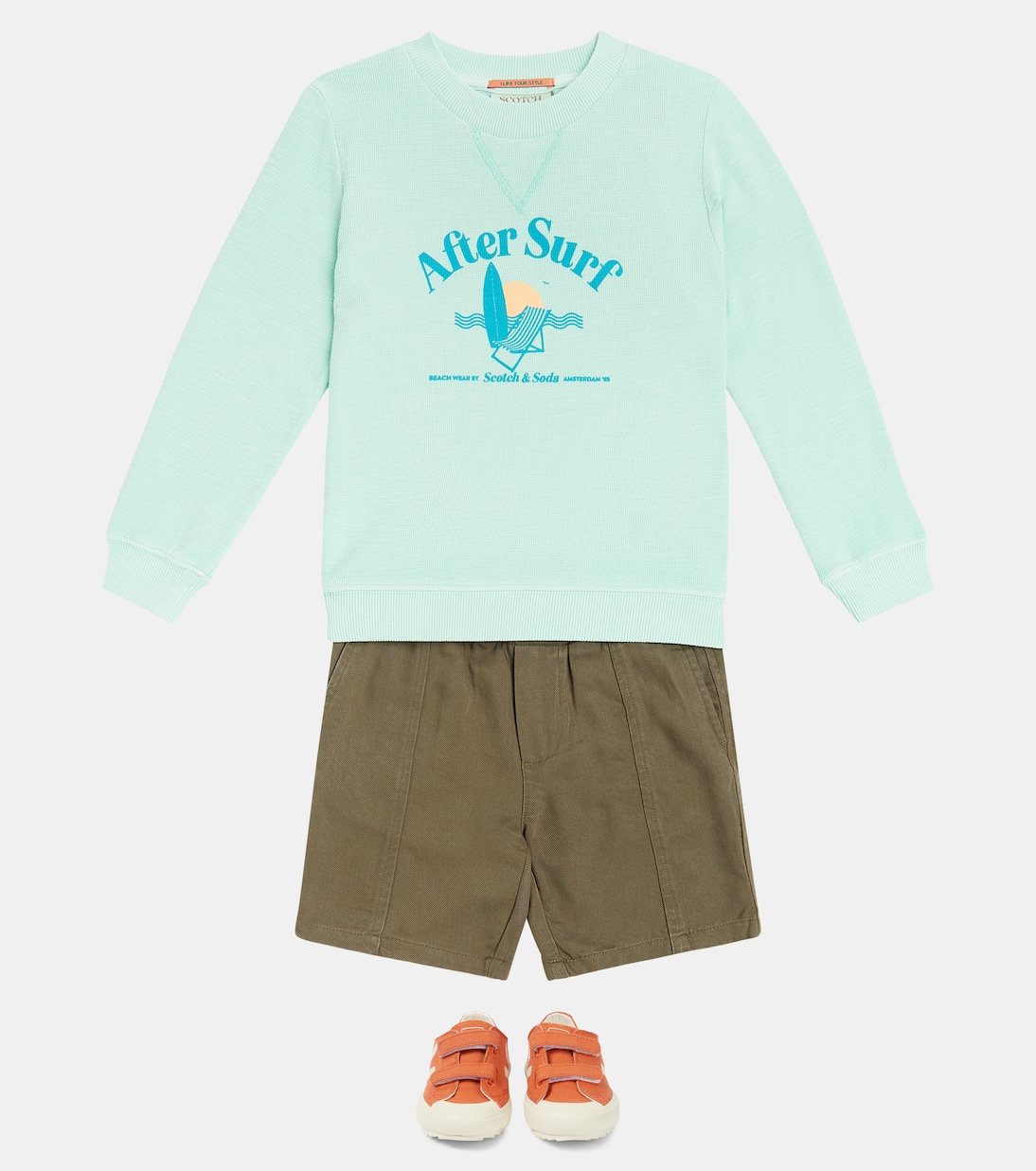 Printed jersey sweatshirt | Scotch & Soda Kids