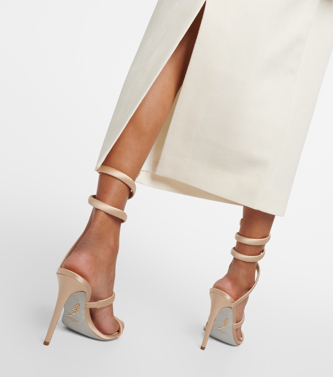 Bridal Blaine caped midi dress | Emilia Wickstead