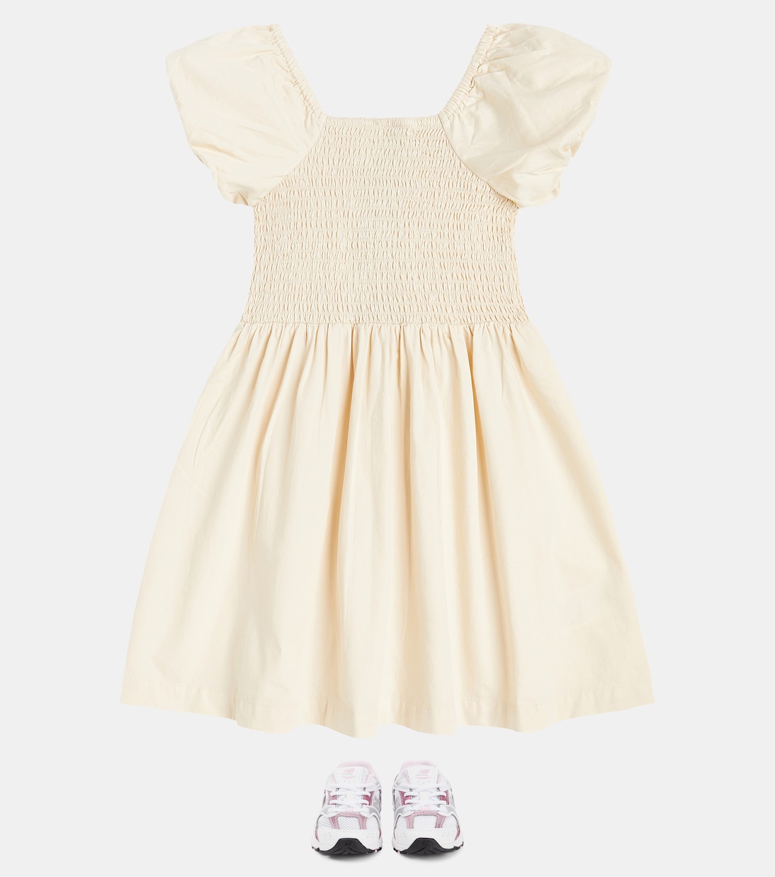 Cherisla smocked cotton dress | Molo