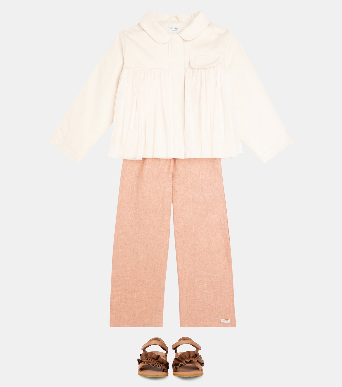 Hose Revoi aus einem Leinengemisch | Donsje