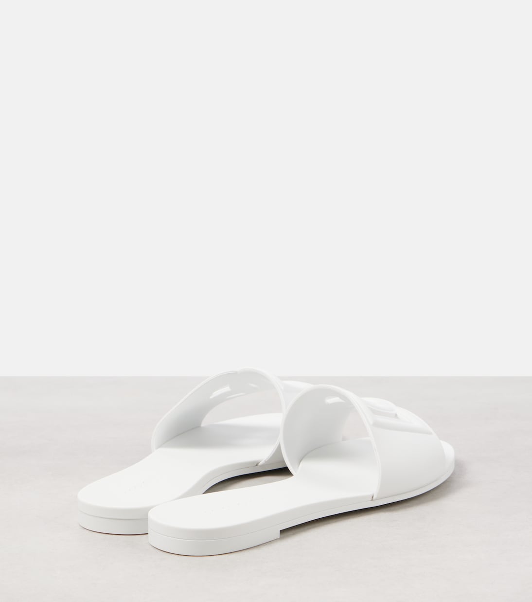 DG cutout rubber slides | Dolce&Gabbana