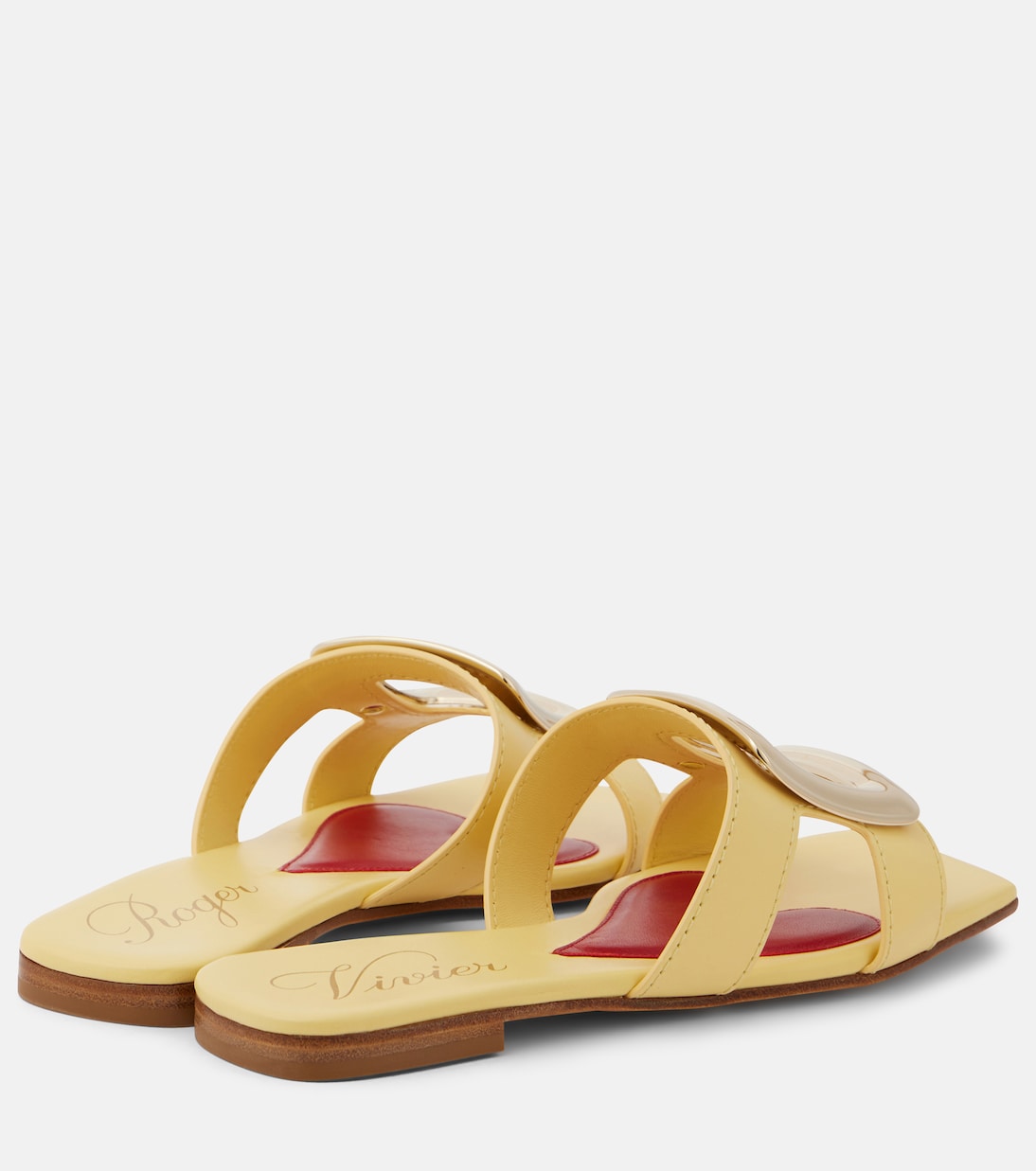 Pantoletten Viv' By The Sea aus Leder | Roger Vivier