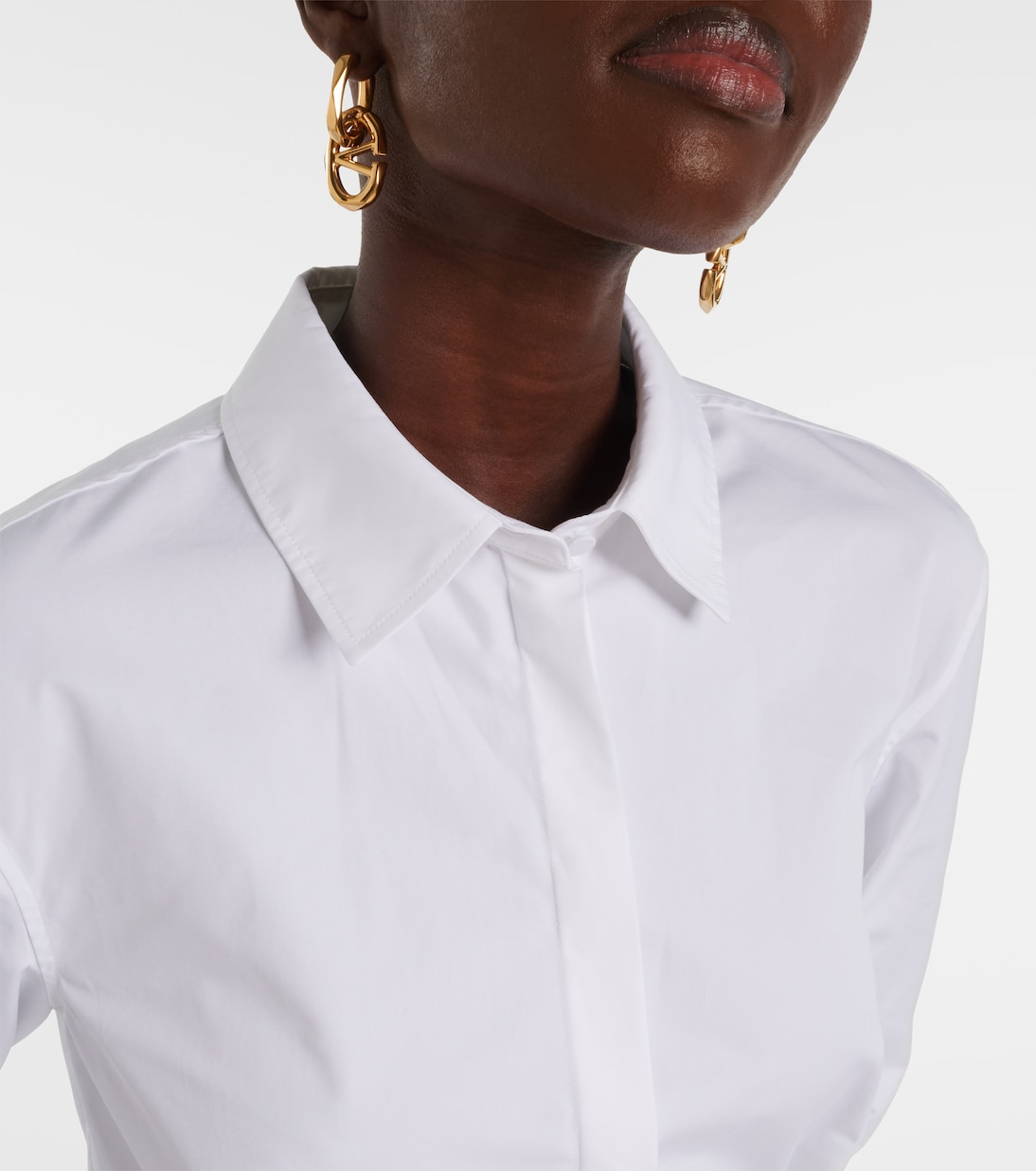 Hemdblusenkleid aus Baumwollpopeline | Valentino