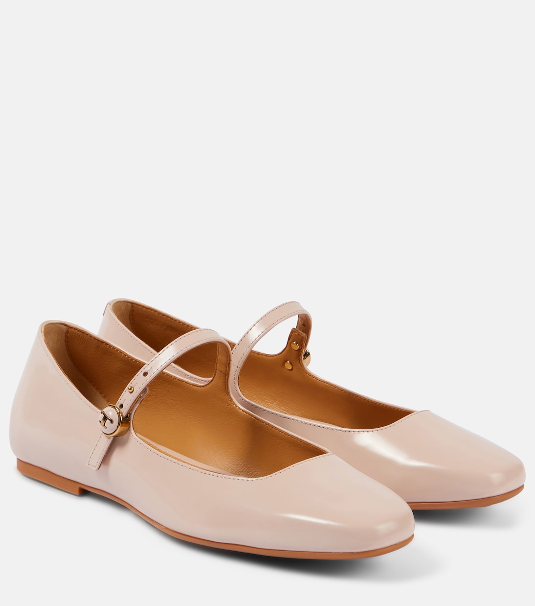 Polished leather Mary Jane flats | Tod's
