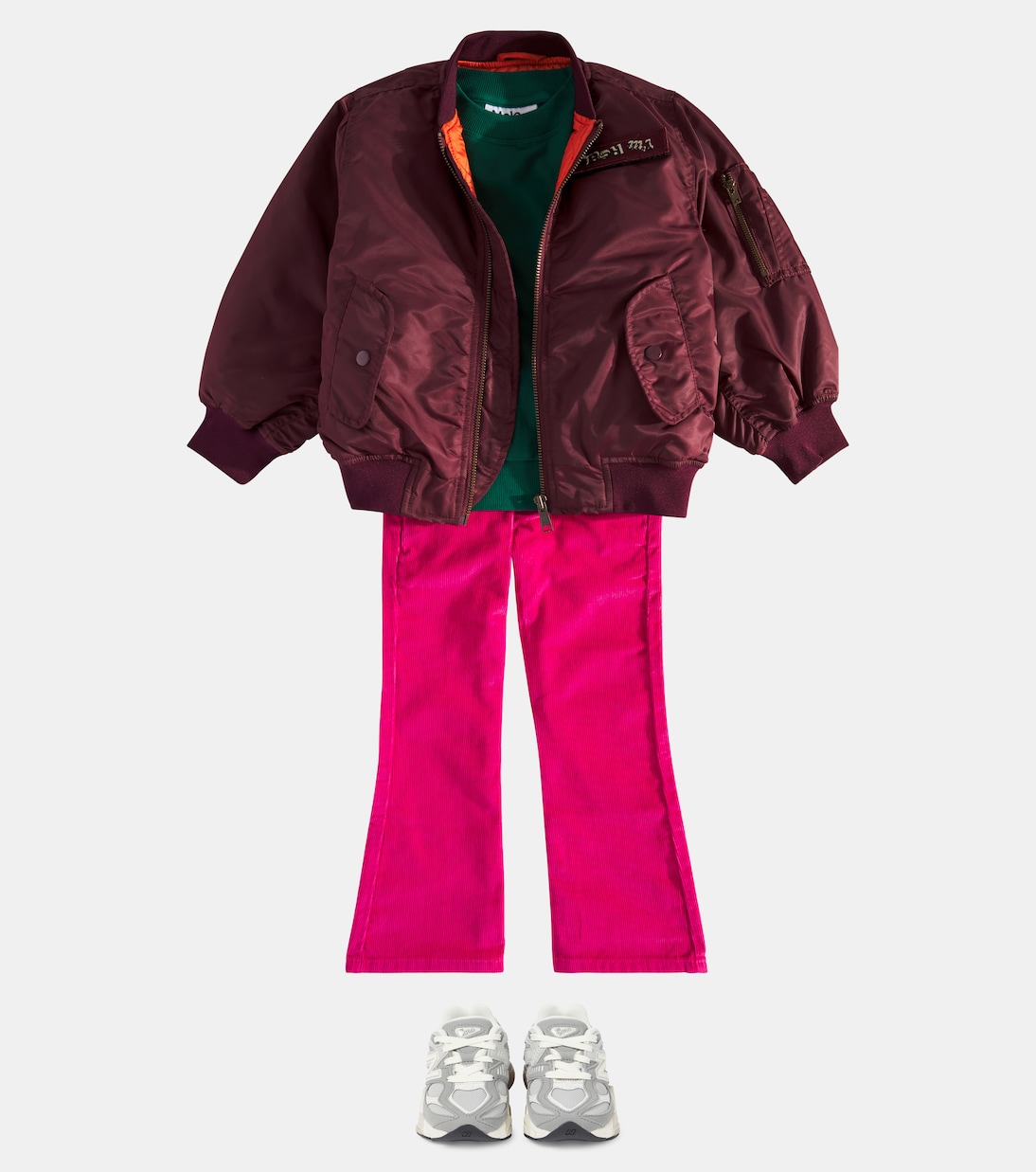 Aida cotton corduroy pants | Molo