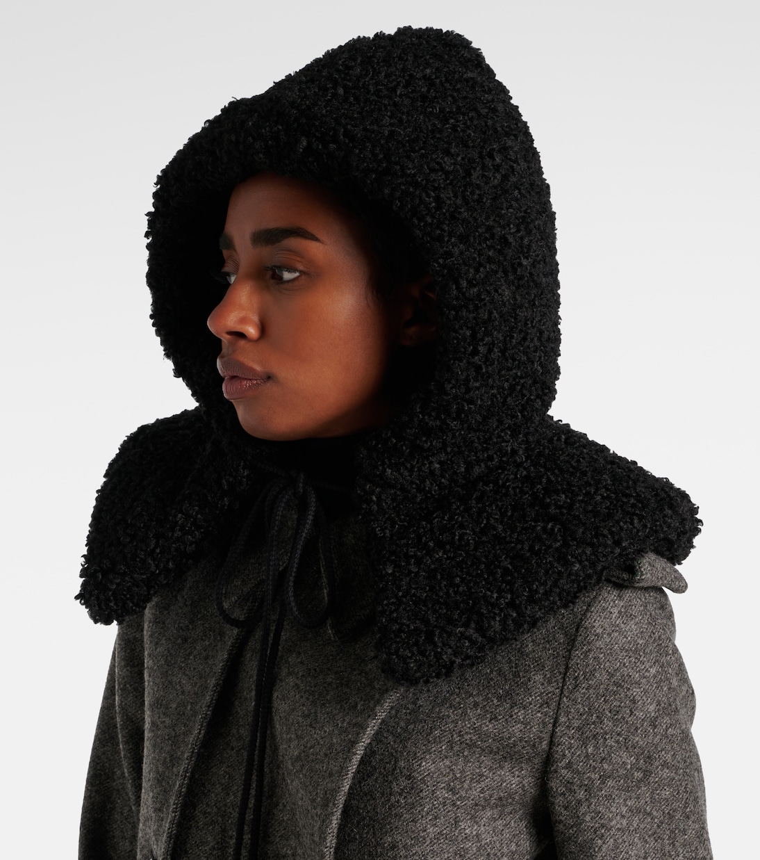 Faux shearling hood | Ruslan Baginskiy