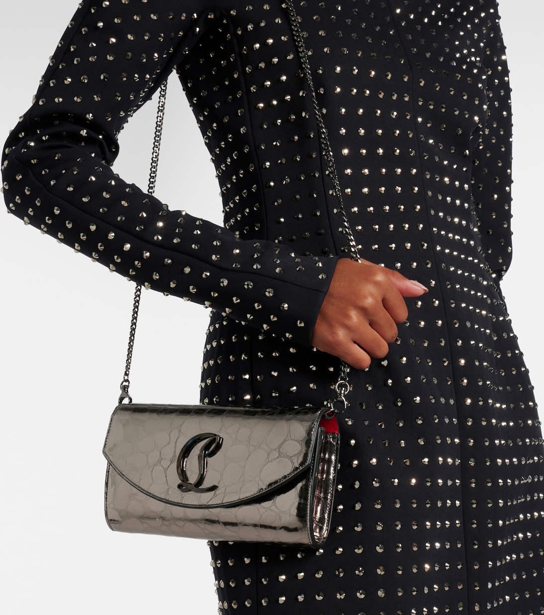 Portafoglio Loubi54 in pelle con tracolla | Christian Louboutin