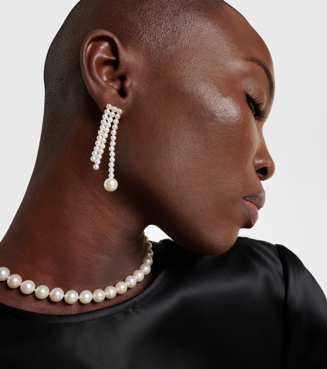 La Valse 14kt gold earrings with pearls | Sophie Bille Brahe