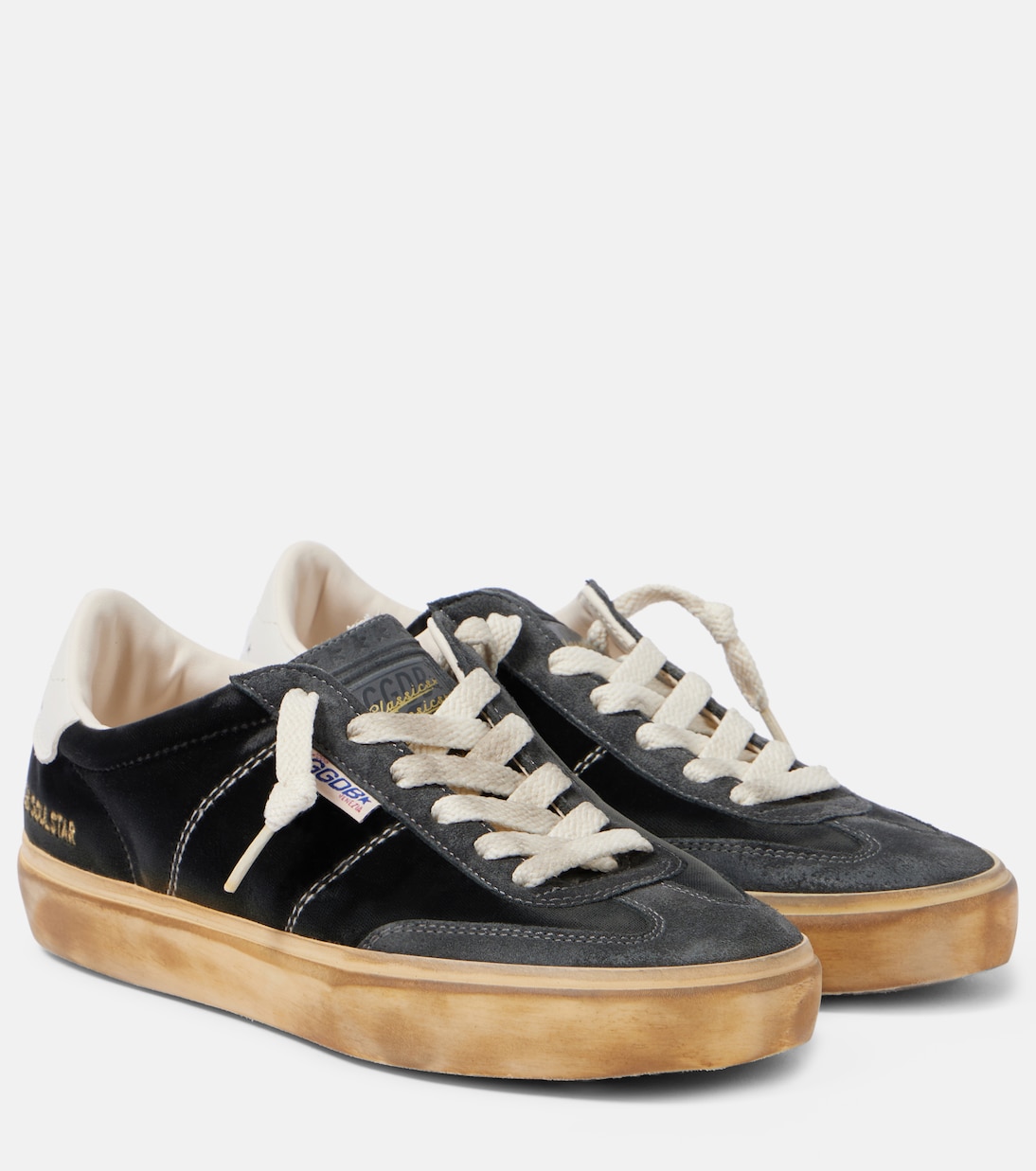 Sneakers Soul Star aus Samt mit Veloursleder | Golden Goose