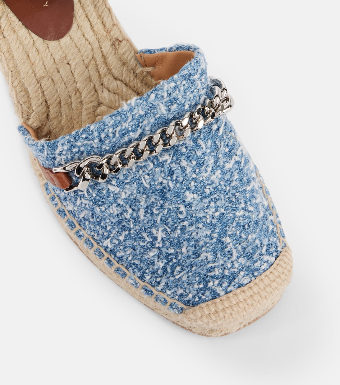 Espadrille-Wedges Gaia aus Bouclé | Stella McCartney