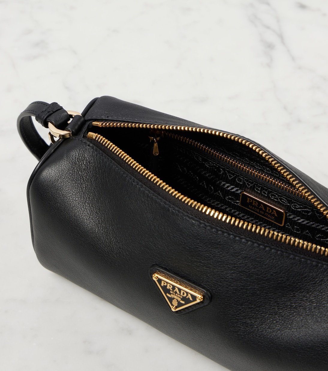 Schultertasche Mini aus Leder | Prada