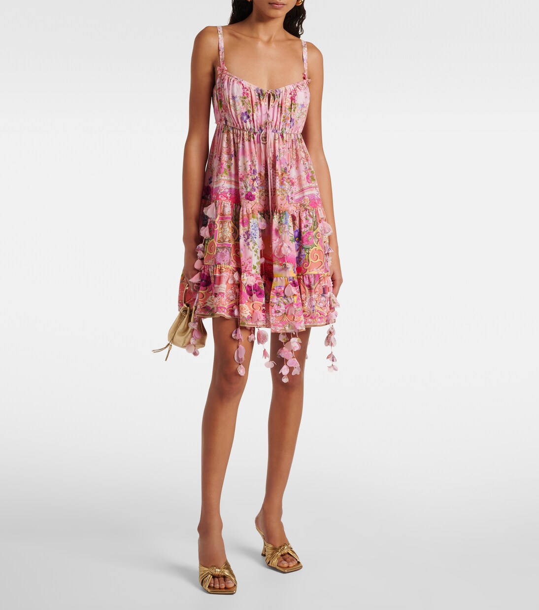 Robe en soie à fleurs | Camilla