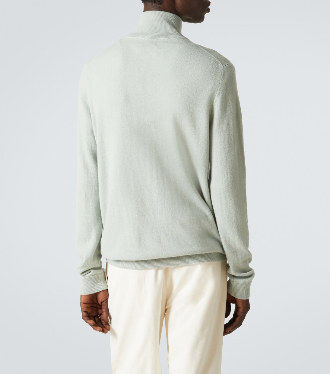 Dared cashmere half-zip sweater | Le Kasha