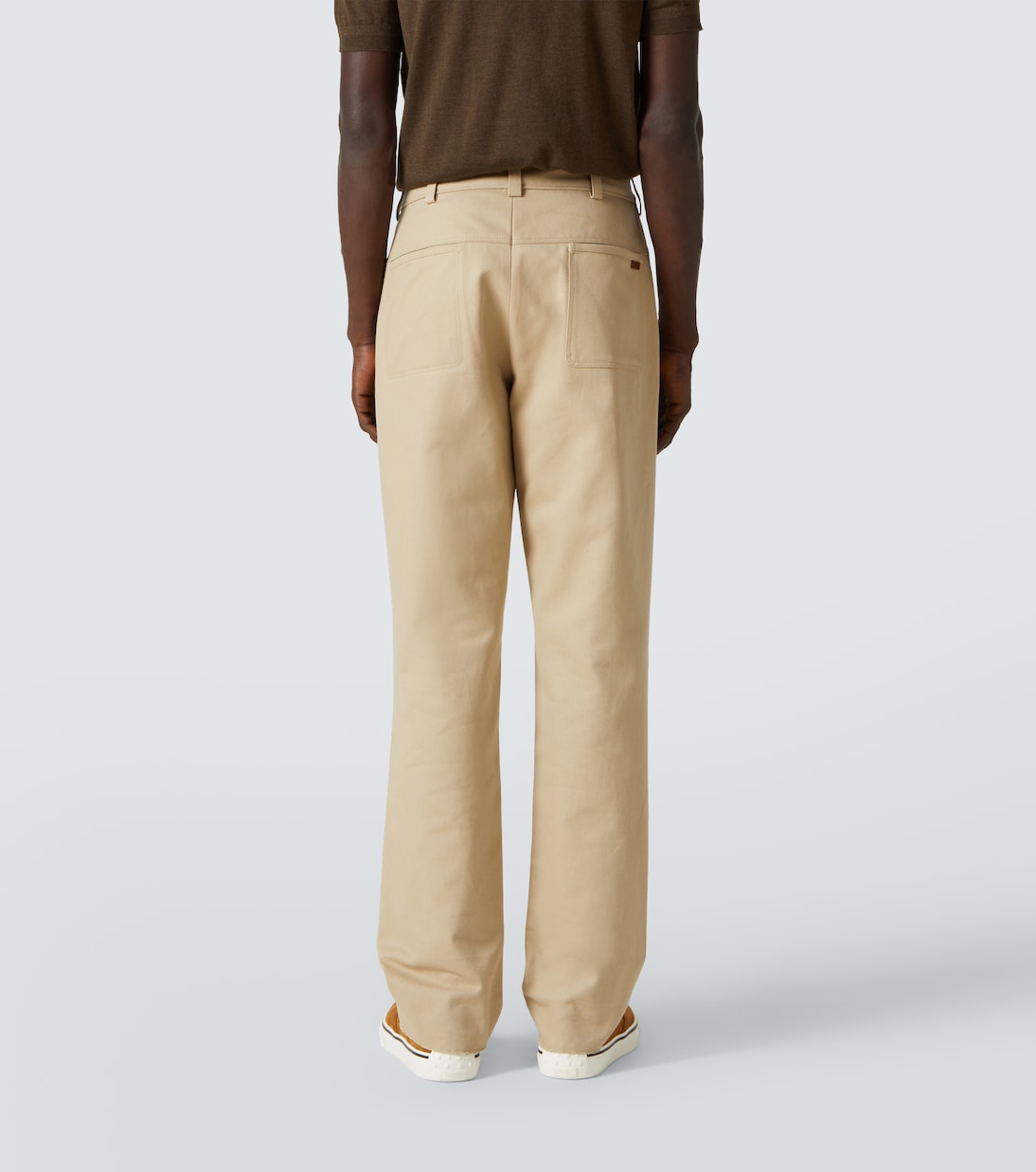 Cotton-blend wide-leg chinos | Tod's