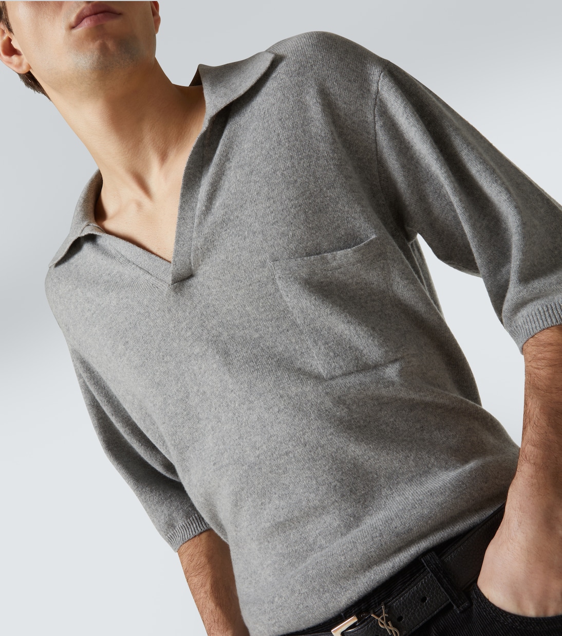 Polohemd aus Wolle | Saint Laurent