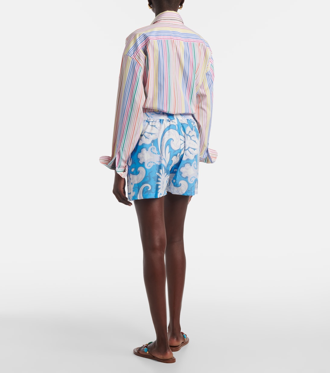 Shorts aus Baumwolle und Seide | Etro