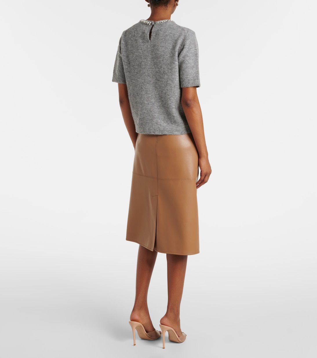 Top Layton en mezcla de lana | Velvet