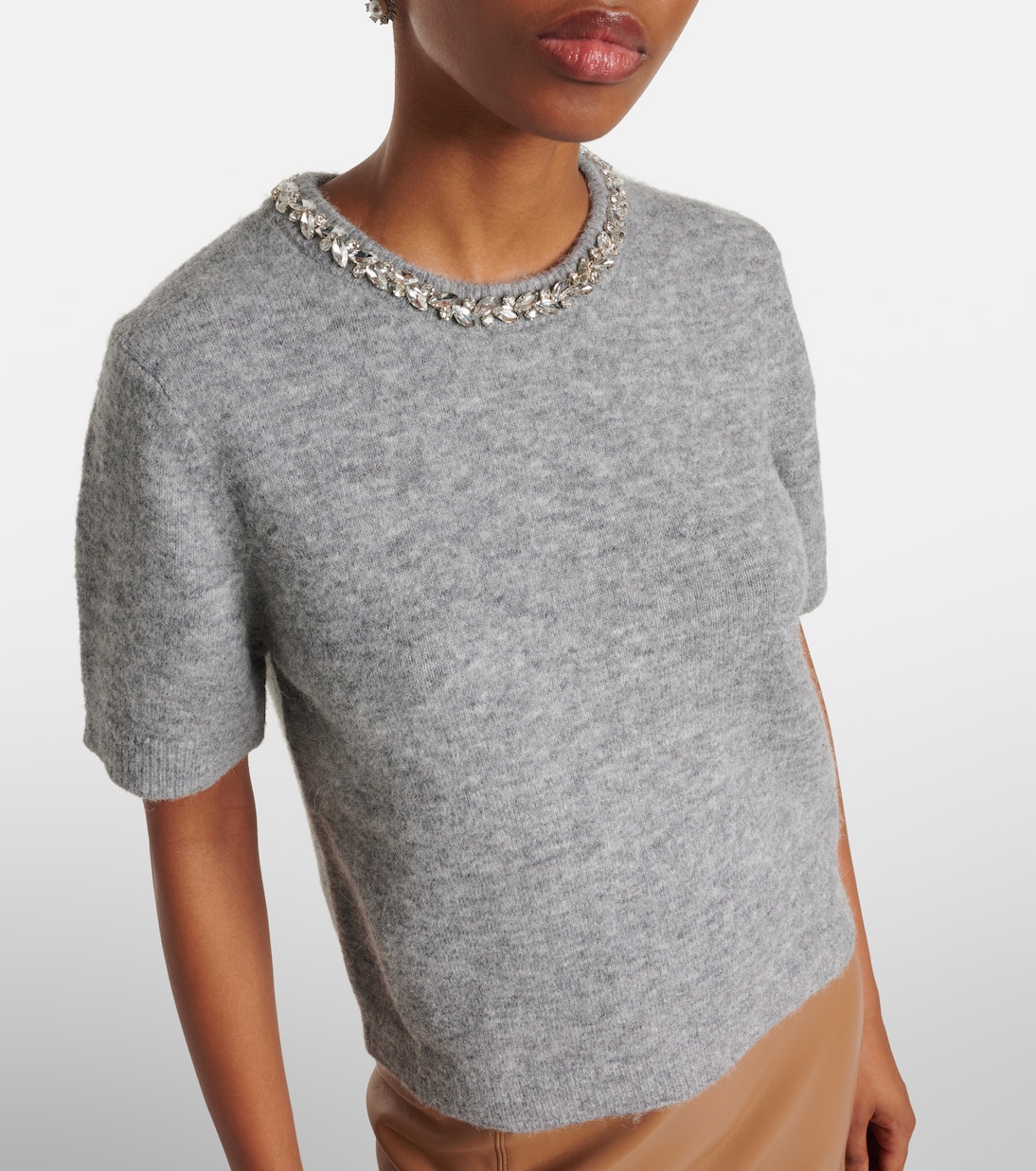 Top Layton en mezcla de lana | Velvet