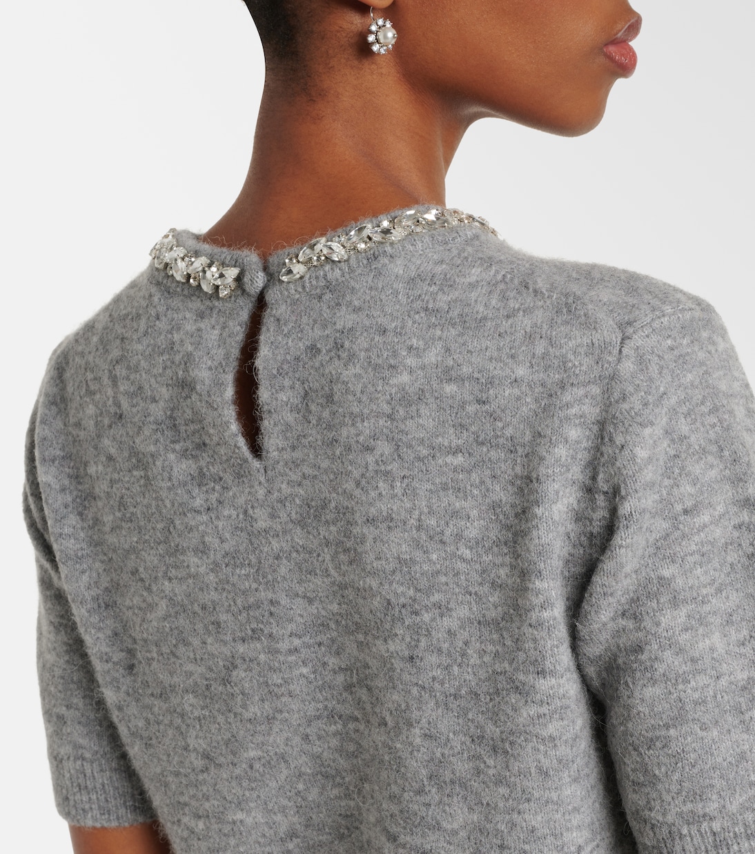 Top Layton en mezcla de lana | Velvet