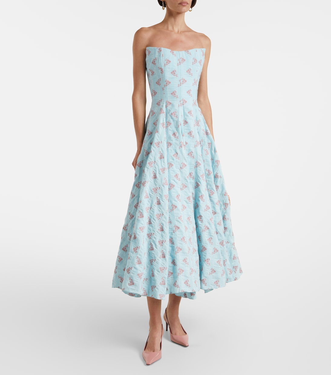 Midikleid Rousseau aus einem Baumwollgemisch | Markarian