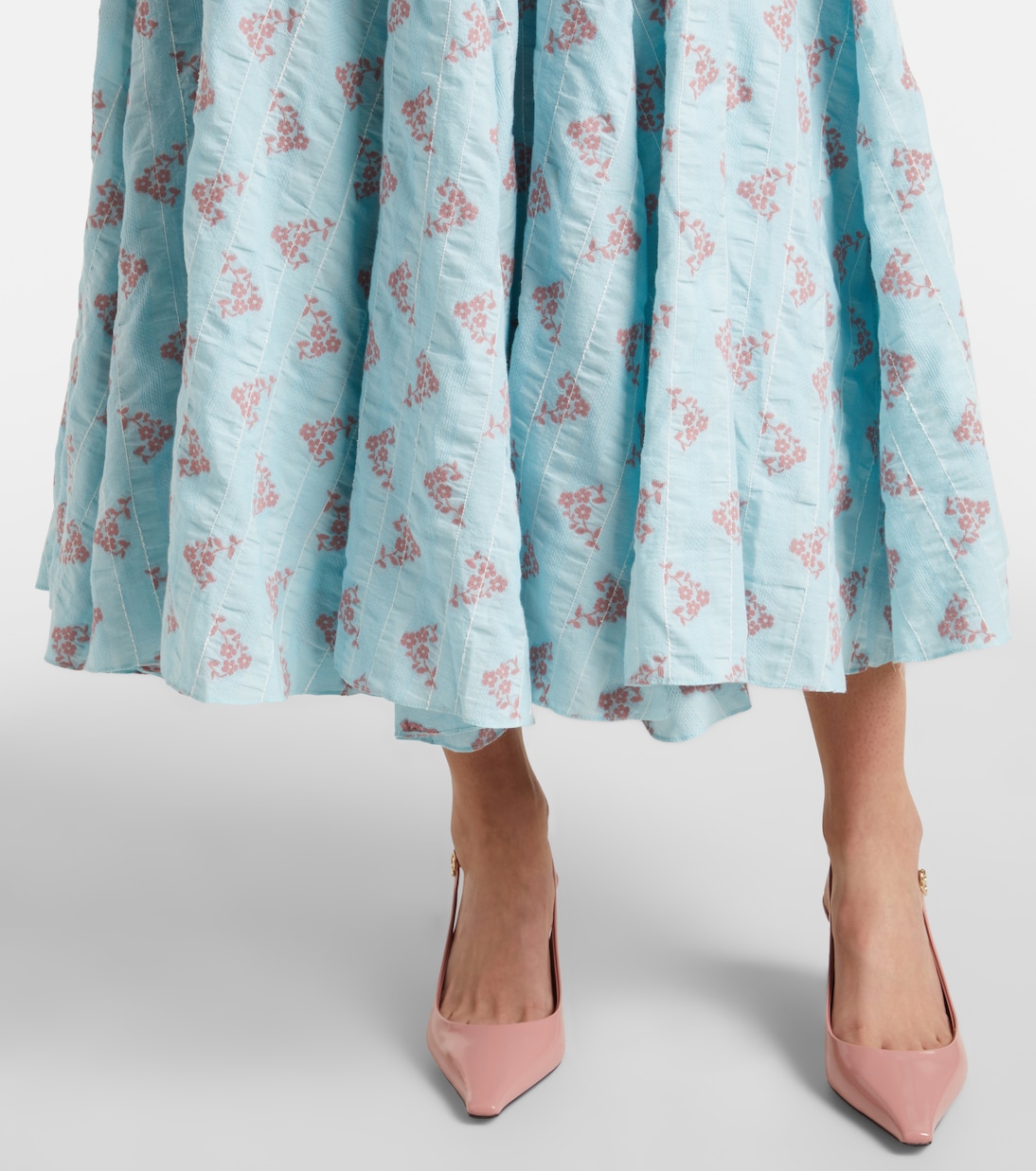 Midikleid Rousseau aus einem Baumwollgemisch | Markarian