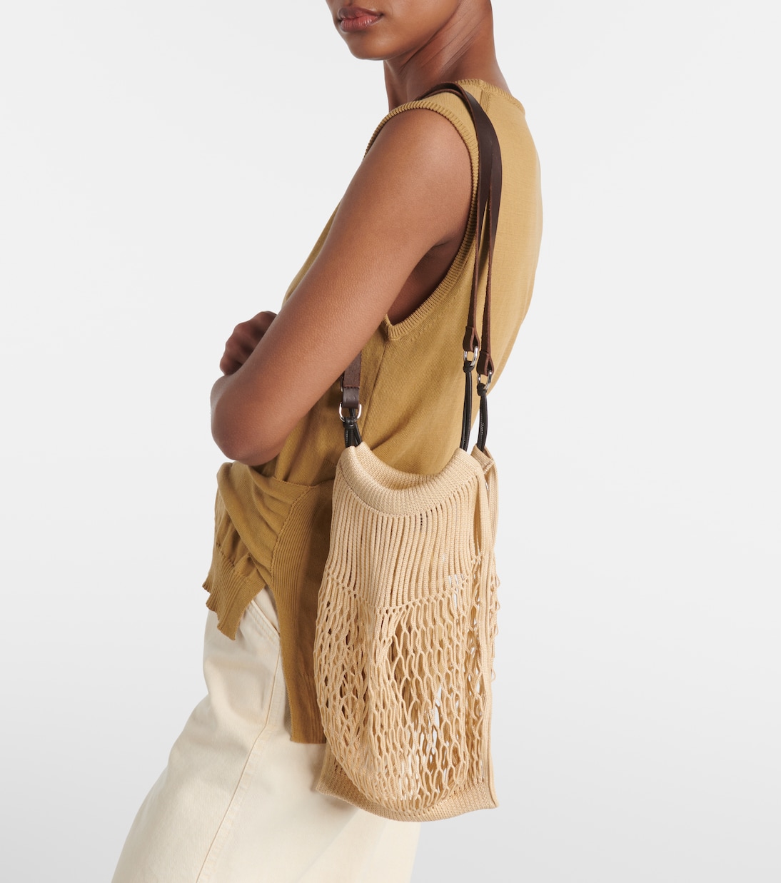 Shopper Flit mit Leder | Lemaire