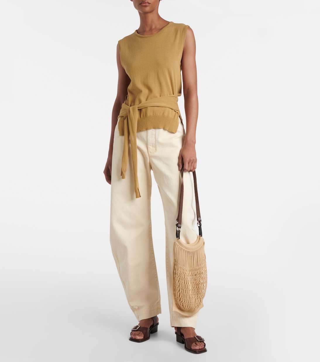 Shopper Flit mit Leder | Lemaire