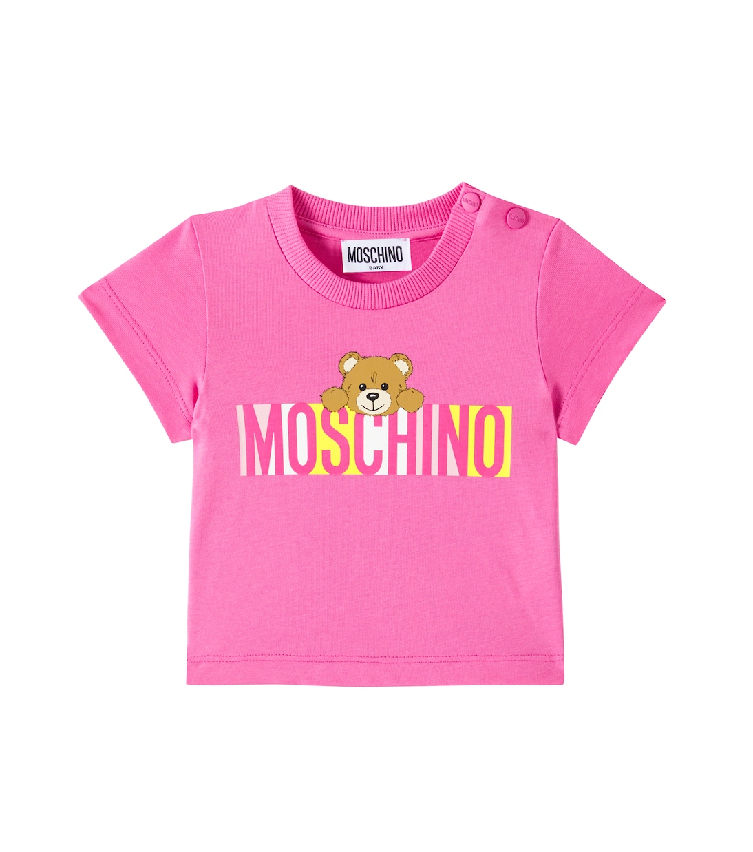 Baby Teddy Bear cotton jersey T-shirt | Moschino Kids